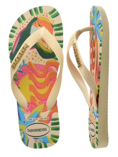 TOP BOSSA Chanclas crema de mantequilla - Zapatos unisex