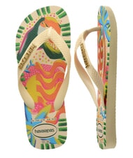 HAVAIANAS TOP BOSSA Chanclas crema de mantequilla - Zapatos unisex - 2