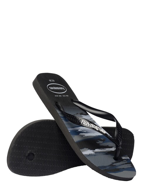 Chanclas TOP CAMU NEGRO / BLANCO - Zapatos unisex