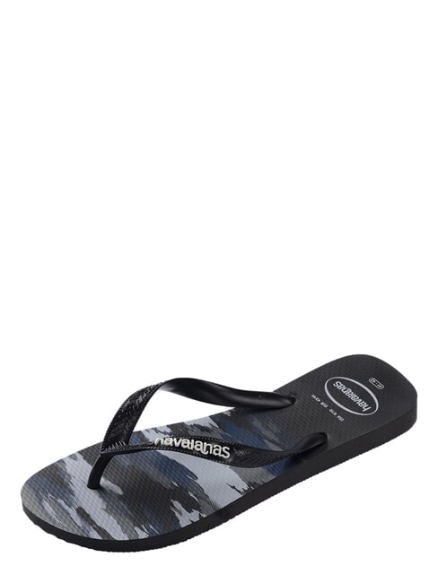 Chanclas TOP CAMU NEGRO / BLANCO - Zapatos unisex