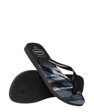 HAVAIANAS Chanclas TOP CAMU NEGRO / BLANCO - Zapatos unisex - 5