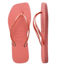 HAVAIANAS SLIM SQUARE Chanclas de punta cuadrada arcilla de ca&ntilde;&oacute;n - Zapatos Mujer - 6