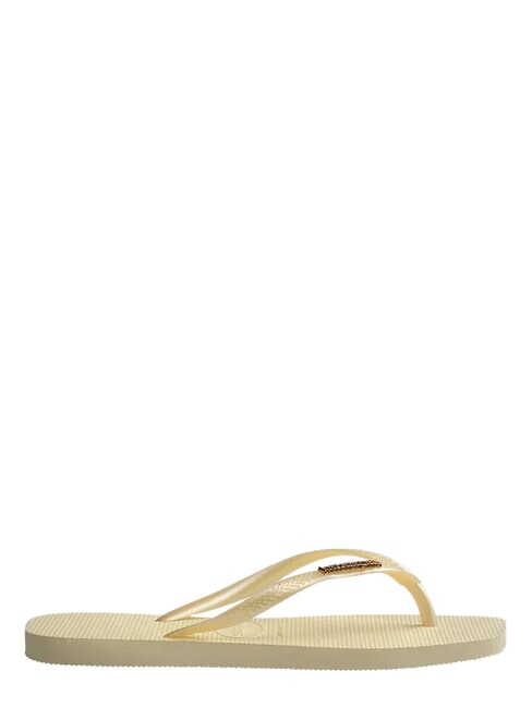 SQUARE LOGO Chancletas crema de mantequilla - Zapatos Mujer