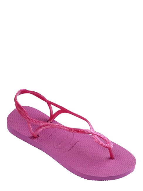 Chanclas LUNA goma rosa/goma rosa - Zapatos Mujer