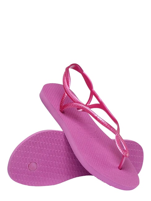 Chanclas LUNA goma rosa/goma rosa - Zapatos Mujer