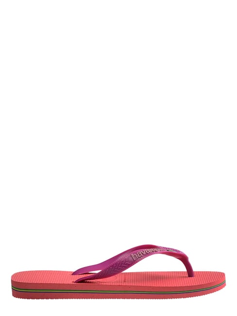 BRASIL LOGO Chanclas para hombre coral/rosa - Zapatos unisex
