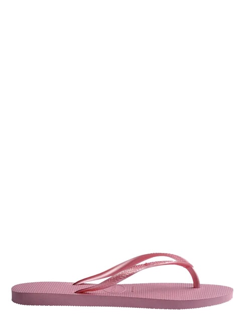 SQUARE LOGO Chancletas rosas de gasa - Zapatos Mujer