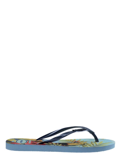  Chanclas TROPICALES DELGADAS azul Azul - Zapatos Mujer