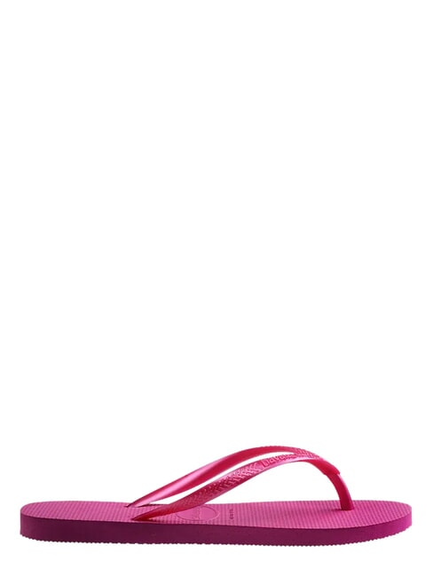 Chanclas SLIM goma rosa metalizada - Zapatos Mujer