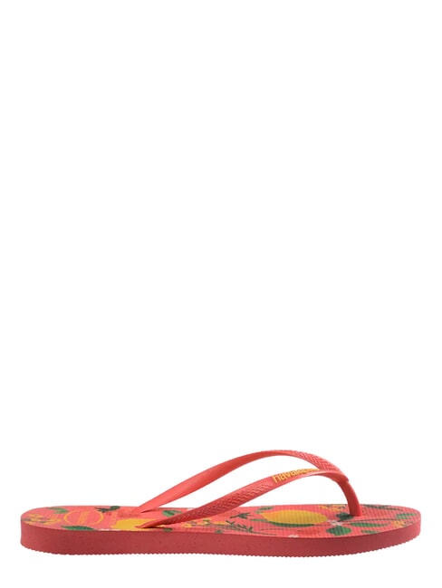 SLIM SUMMER BLISS Chanclas coral tropical - Zapatos Mujer