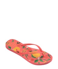 HAVAIANAS SLIM SUMMER BLISS Chanclas coral tropical - Zapatos Mujer - 3