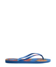 HAVAIANAS SLIM SUMMER BLISS Chanclas azul brillante - Zapatos Mujer - 2