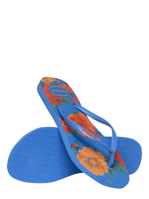 SLIM SUMMER BLISS Chanclas azul brillante - Zapatos Mujer
