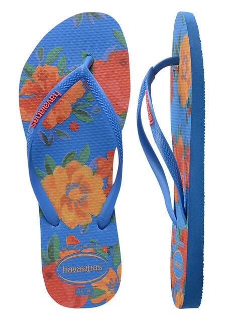 SLIM SUMMER BLISS Chanclas azul brillante - Zapatos Mujer