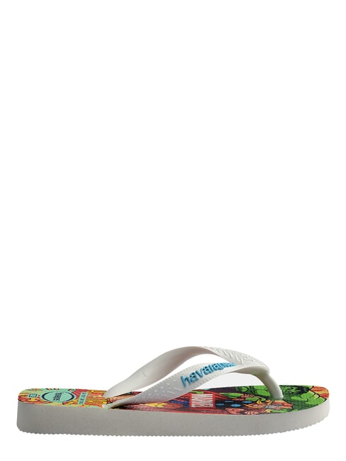 TOP MARVEL 2 Chanclas BLANCO / BLANCO / AZUL - Zapatos de beb&eacute;