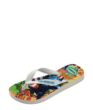 HAVAIANAS TOP MARVEL 2 Chanclas BLANCO / BLANCO / AZUL - Zapatos de beb&eacute; - 3