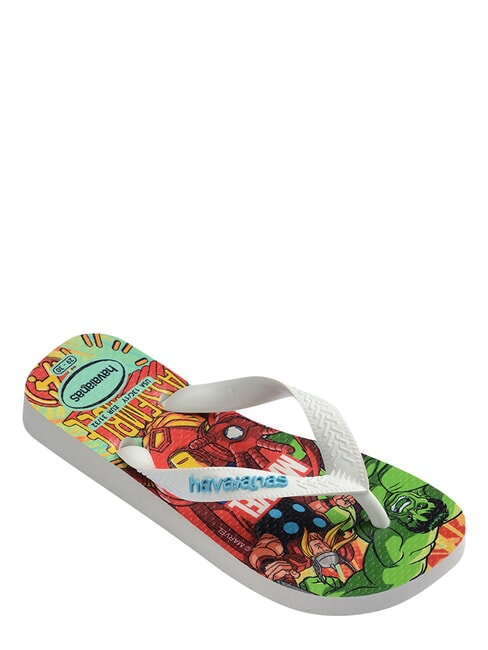 TOP MARVEL 2 Chanclas BLANCO / BLANCO / AZUL - Zapatos de beb&eacute;