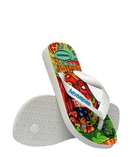 HAVAIANAS TOP MARVEL 2 Chanclas BLANCO / BLANCO / AZUL - Zapatos de beb&eacute; - 5