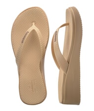 HAVAIANAS HIGH PLATFORM Chanclas dorado - Zapatos Mujer - 6