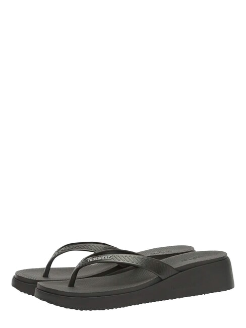 HIGH PLATFORM Chanclas NEGRO - Zapatos Mujer