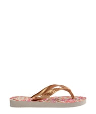 HAVAIANAS FLORES Chanclas beige/dorado - Zapatos de beb&eacute; - 2