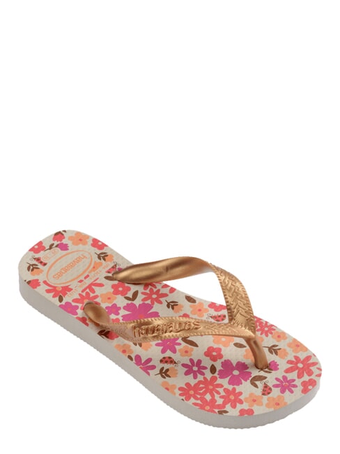 FLORES Chanclas beige/dorado - Zapatos de beb&eacute;