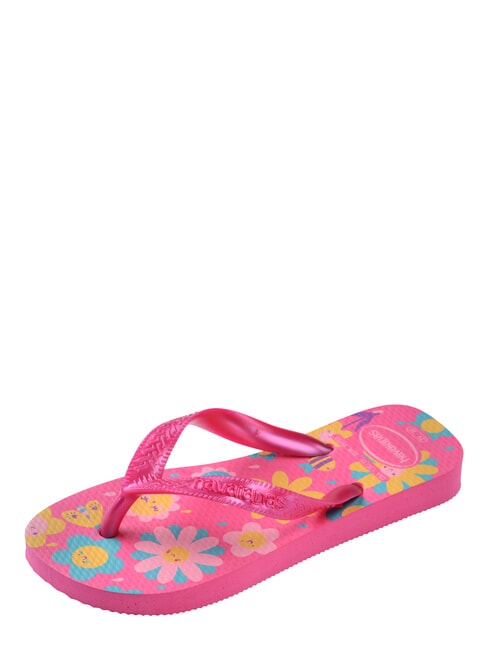 FLORES Chanclas Flujo rosa/goma rosa - Zapatos de beb&eacute;