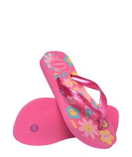 HAVAIANAS FLORES Chanclas Flujo rosa/goma rosa - Zapatos de beb&eacute; - 5