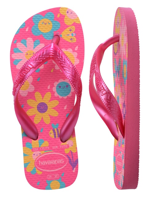 FLORES Chanclas Flujo rosa/goma rosa - Zapatos de beb&eacute;