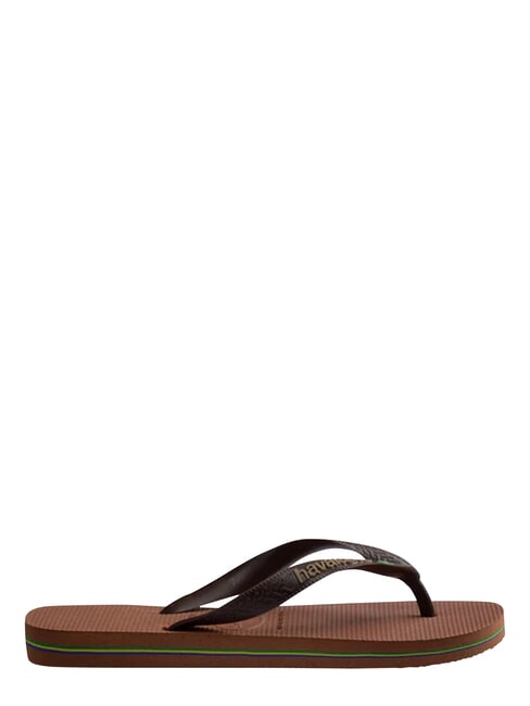 BRASIL LOGO Chanclas para hombre &oacute;xido/marr&oacute;n oscuro - Zapatos unisex