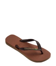 HAVAIANAS BRASIL LOGO Chanclas para hombre &oacute;xido/marr&oacute;n oscuro - Zapatos unisex - 3