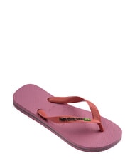 HAVAIANAS BRASIL LOGO Chanclas para hombre rosas de gasa - Zapatos unisex - 3
