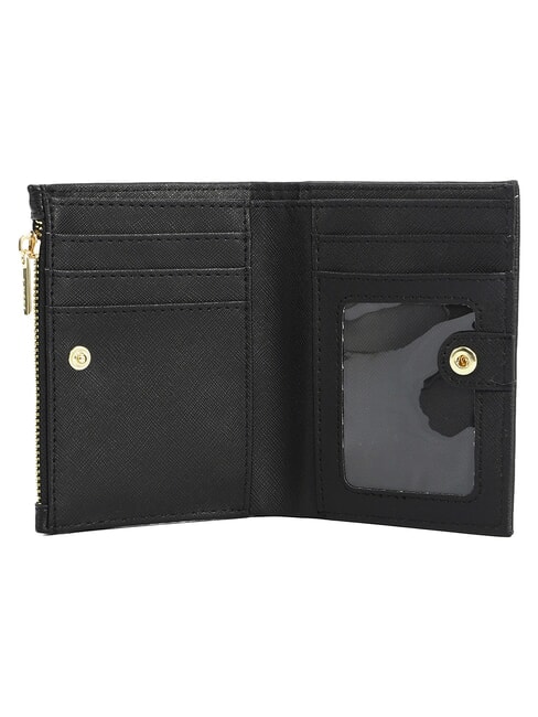 LOVERS Cartera peque&ntilde;a con cremallera. NEGRO - Carteras Mujer
