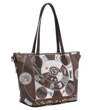 YNOT FASHIONOPOLY Bolsa de la compra chocolate - Bolsos Mujer - 2