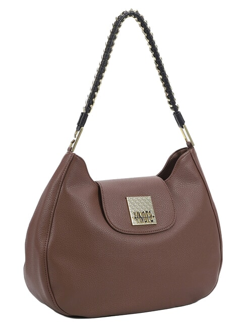 RACHEL Bolso de hombro con solapa y bandolera tuerca - Bolsos Mujer
