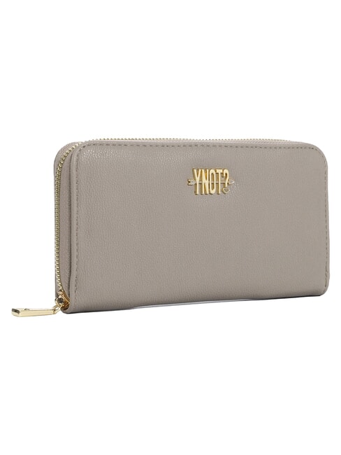 LOVERS Cartera grande con cremallera. gris pardo - Carteras Mujer