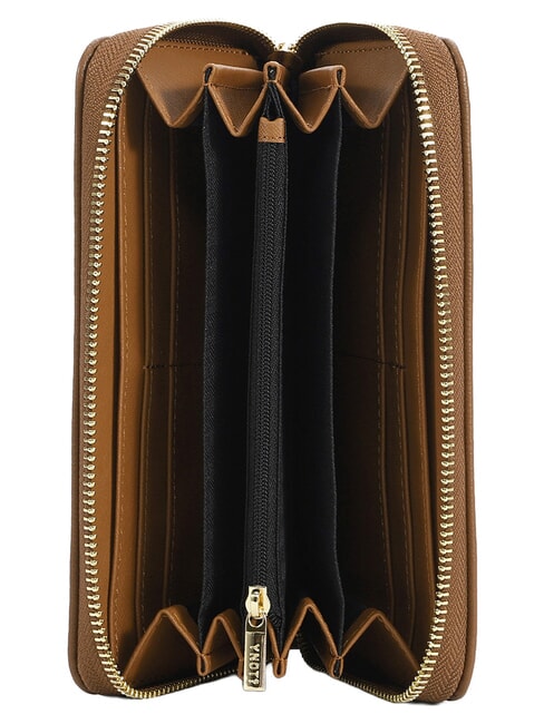 LOVERS Cartera grande con cremallera. broncearse - Carteras Mujer