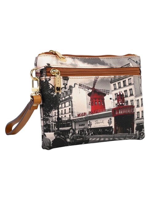 ELEGANCE  Bolso de mano plano con pu&ntilde;o oscuro - Bolsos Mujer