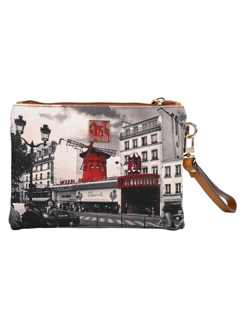 ELEGANCE  Bolso de mano plano con pu&ntilde;o oscuro - Bolsos Mujer