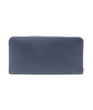 FURLA GARDENIA Cartera grande de piel con cremallera azul tinta - Carteras Mujer - 3