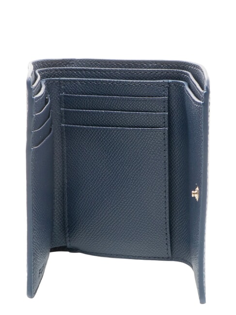 GARDENIA Cartera de cuero azul tinta - Carteras Mujer