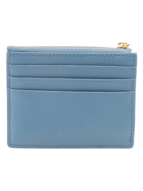 GARDENIA Tarjetero plano de cuero dril - Carteras Mujer