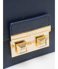 FURLA BELLA  Mini bolso bandolera, en piel. azul tinta - Bolsos Mujer - 3