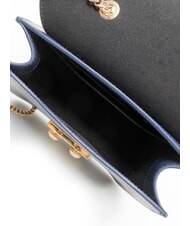 FURLA BELLA  Mini bolso bandolera, en piel. azul tinta - Bolsos Mujer - 5