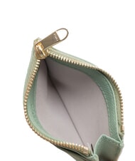 FURLA GARDENIA Tarjetero plano de cuero verdes minerales - Carteras Mujer - 2