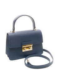 FURLA BELLA Bolso peque&ntilde;o de piel St Andr&oacute;meda azul tinta - Bolsos Mujer - 2