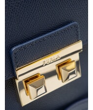 FURLA BELLA Bolso peque&ntilde;o de piel St Andr&oacute;meda azul tinta - Bolsos Mujer - 4