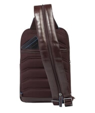 PIQUADRO BLUE SQUARE Portabilidad de mochila con un solo hombro CAOBA - Mochilas para port&aacute;til - 3