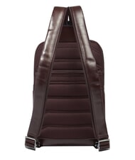 PIQUADRO BLUE SQUARE Portabilidad de mochila con un solo hombro CAOBA - Mochilas para port&aacute;til - 4