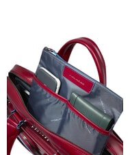 PIQUADRO Carpeta L&iacute;nea BLUE SQUARE, soporte para PC de 14 " ROJO - Maletines de Trabajo - 5